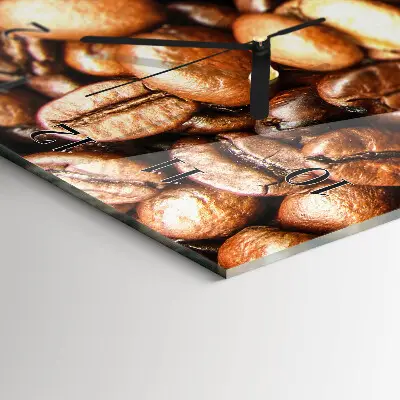 Rechthoekige glas klok verticaal Koffiebonen