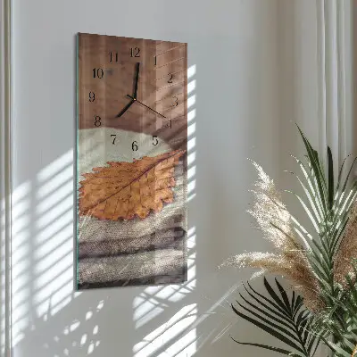 Decoratieve glazen klok verticaal Laken