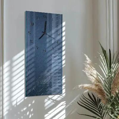 Rechthoekige glas klok verticaal Bord