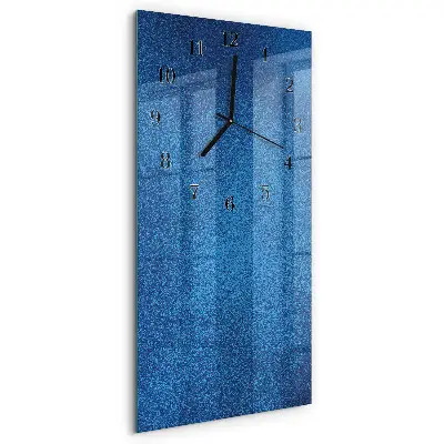 Decoratieve glazen klok verticaal Materiaal