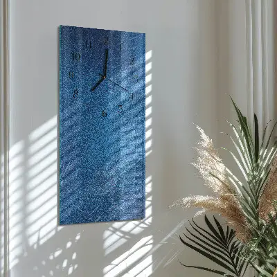 Decoratieve glazen klok verticaal Materiaal