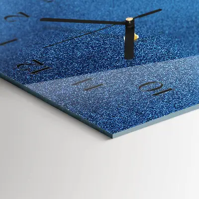 Decoratieve glazen klok verticaal Materiaal