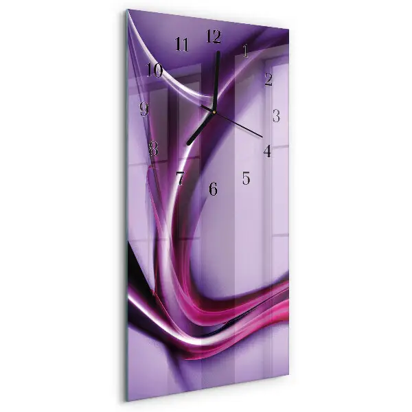 Rechthoekige glas klok verticaal Abstractie