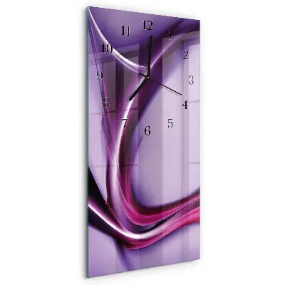 Rechthoekige glas klok verticaal Abstractie