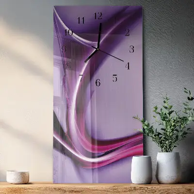 Rechthoekige glas klok verticaal Abstractie