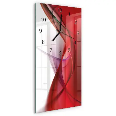 Glazen klok verticaal Abstractie