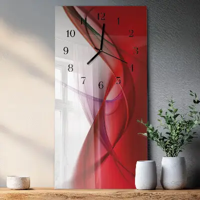 Glazen klok verticaal Abstractie