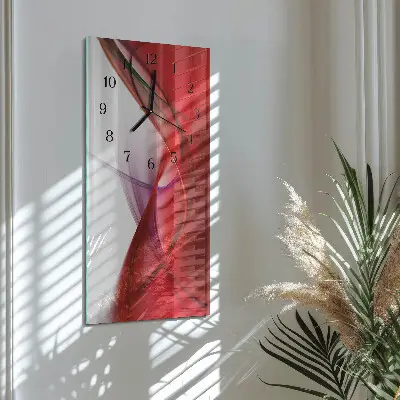 Glazen klok verticaal Abstractie