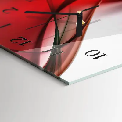 Glazen klok verticaal Abstractie