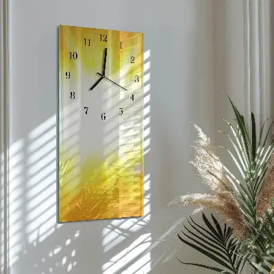 Rechthoekige glas klok verticaal Zonlicht