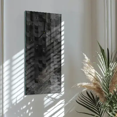 Rechthoekige glas klok verticaal Schaal
