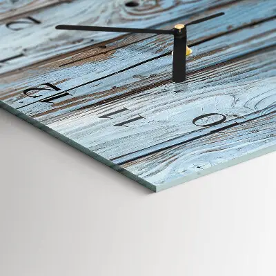 Decoratieve glazen klok verticaal Hout