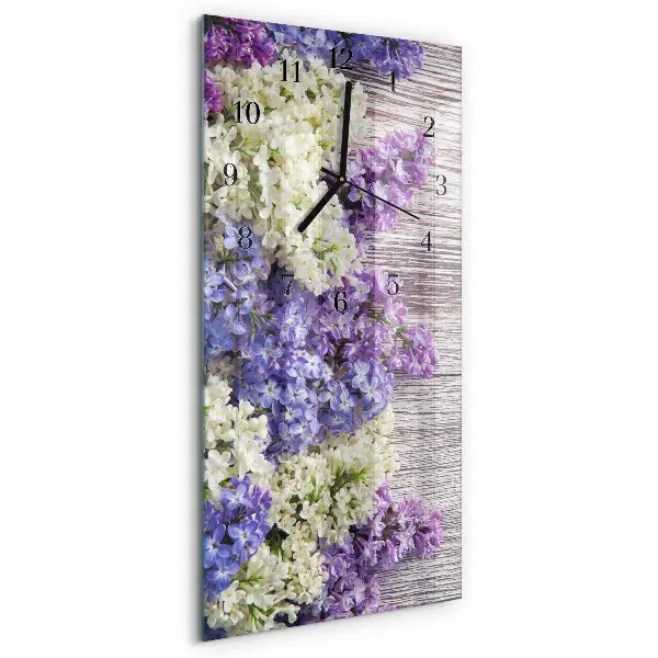 Decoratieve glazen klok verticaal Zonder