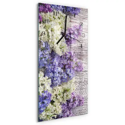 Decoratieve glazen klok verticaal Zonder