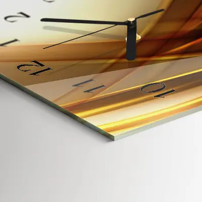 Decoratieve glazen klok verticaal Abstractie