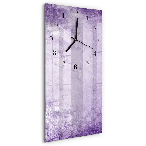 Rechthoekige glas klok verticaal Patroon