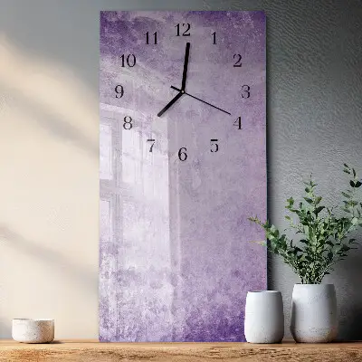 Rechthoekige glas klok verticaal Patroon