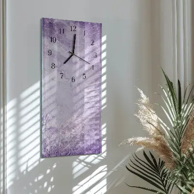 Rechthoekige glas klok verticaal Patroon