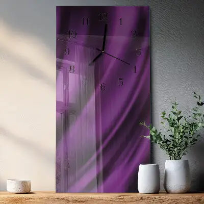 Glazen klok verticaal Abstractie