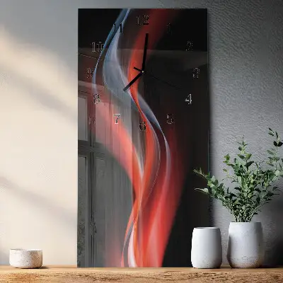 Glazen klok verticaal Abstractie