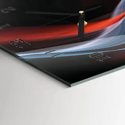 Glazen klok verticaal Abstractie