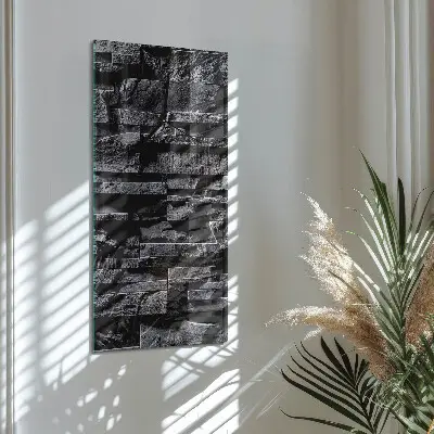 Decoratieve glazen klok verticaal Stenen