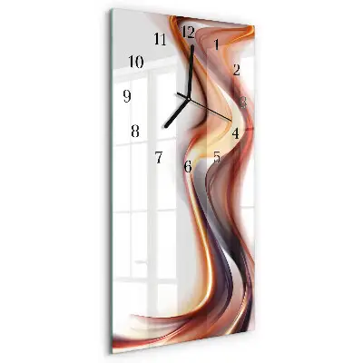 Rechthoekige glas klok verticaal Abstractie