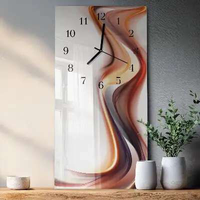 Rechthoekige glas klok verticaal Abstractie