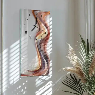 Rechthoekige glas klok verticaal Abstractie