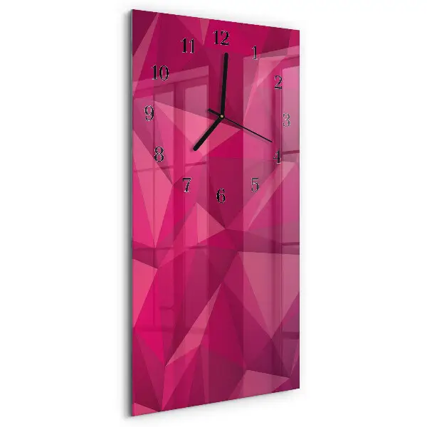 Rechthoekige glas klok verticaal Abstractie