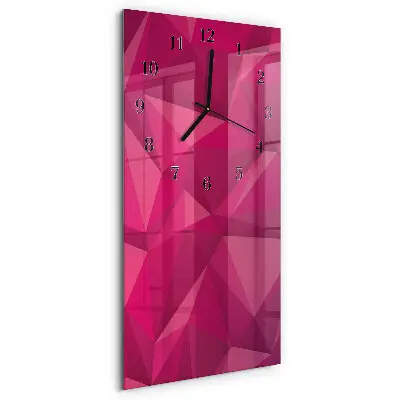 Rechthoekige glas klok verticaal Abstractie