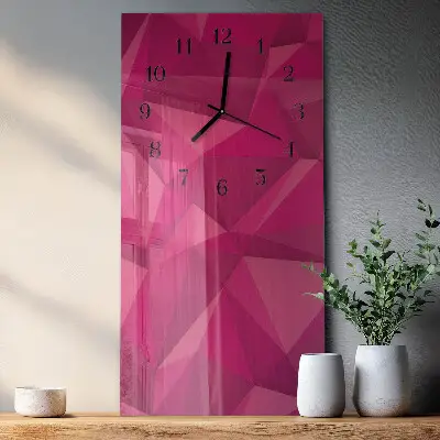Rechthoekige glas klok verticaal Abstractie