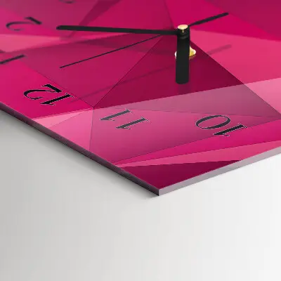 Rechthoekige glas klok verticaal Abstractie