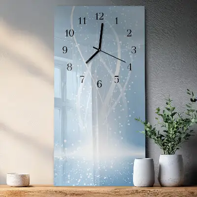 Rechthoekige glas klok verticaal Verschijning