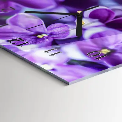 Decoratieve glazen klok verticaal Zonder
