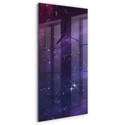 Decoratieve glazen klok verticaal Verschijning