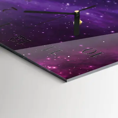 Decoratieve glazen klok verticaal Verschijning