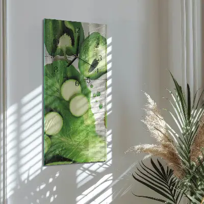 Rechthoekige glas klok verticaal Groenten