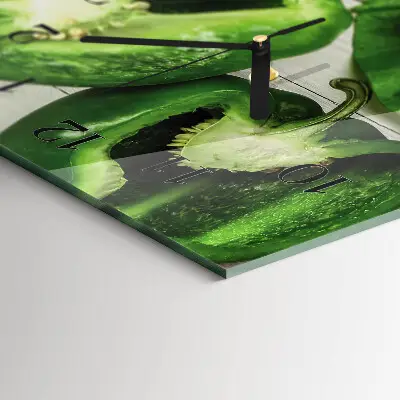 Rechthoekige glas klok verticaal Groenten