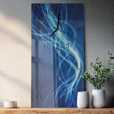 Glazen klok verticaal Abstractie
