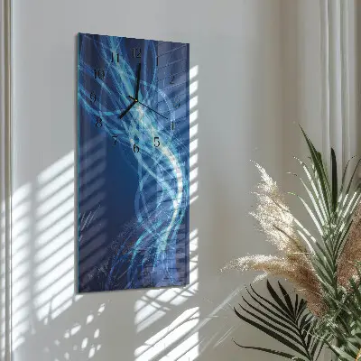 Glazen klok verticaal Abstractie