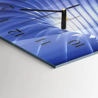 Decoratieve glazen klok verticaal Vortex