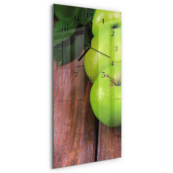 Decoratieve glazen klok verticaal Appeltafel