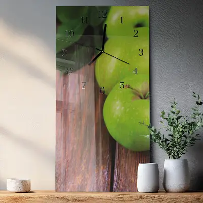 Decoratieve glazen klok verticaal Appeltafel
