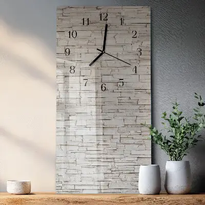 Decoratieve glazen klok verticaal Klinker