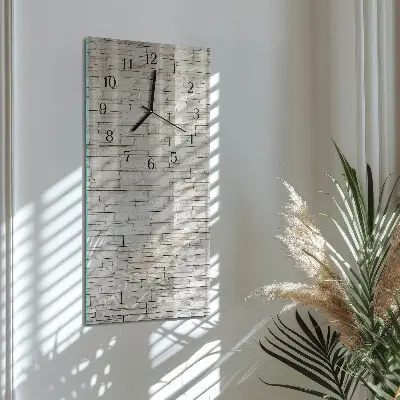 Decoratieve glazen klok verticaal Klinker