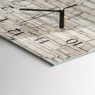 Decoratieve glazen klok verticaal Klinker