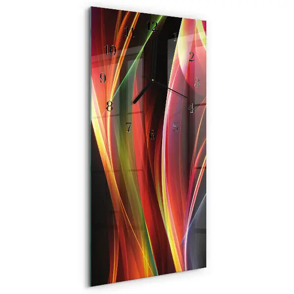 Rechthoekige glas klok verticaal Abstractie