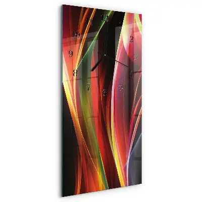 Rechthoekige glas klok verticaal Abstractie