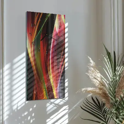 Rechthoekige glas klok verticaal Abstractie